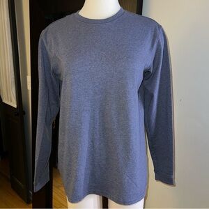 Carhartt Men’s Blue/Gray Long-Sleeve Original Fit T-Shirt - Small